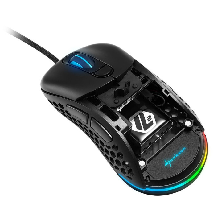 SHARKOON GAMING MOUSE 16.000 DPI PMW3389 63 GRAMMI RGB
